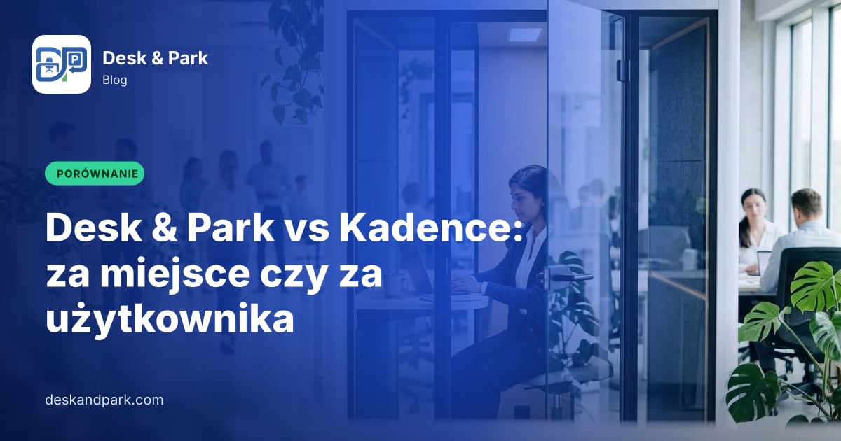 Kobieta pracuje na laptopie w przeszklonej, wyciszonej kabinie w biurze open space