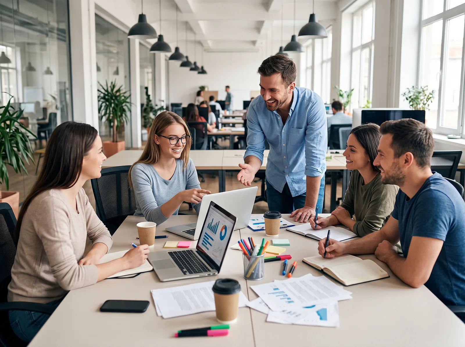Team Reports for Managers in a Hybrid Office
